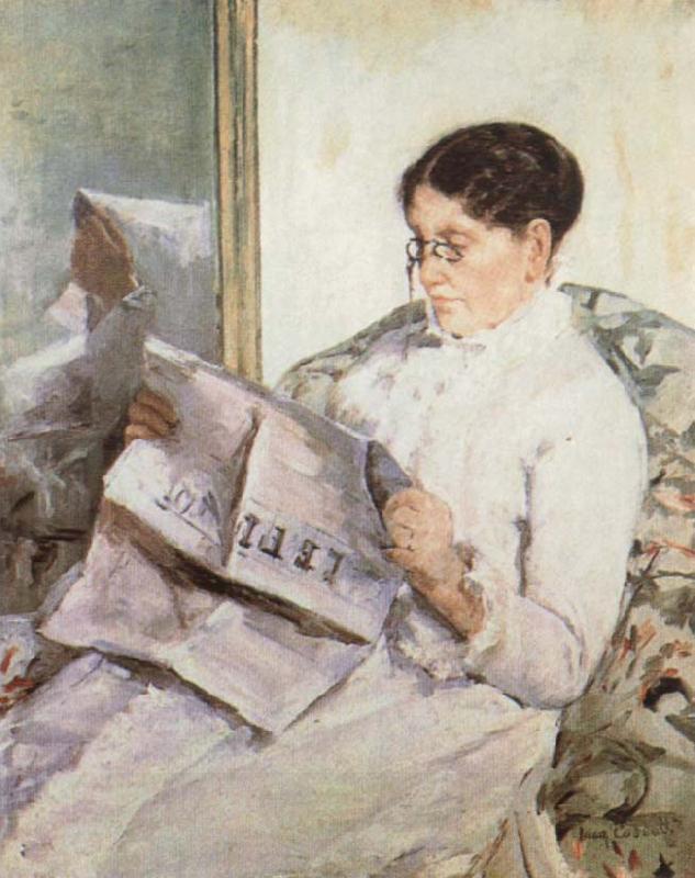 Mary Cassatt Reading oil painting picture